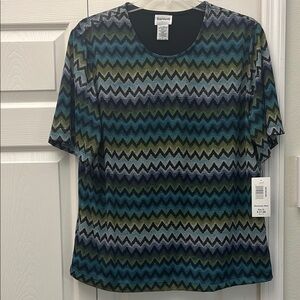 Blue Graphic Short Sleeve Tee